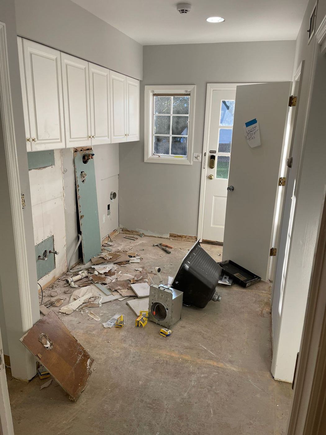 Laundry Room Remodel before — Before